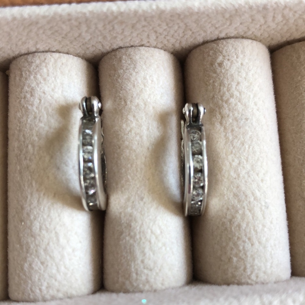 Silpada Ray of Light Hoop Earrings